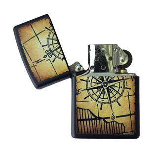 Zippo Çakmak Pusula Design