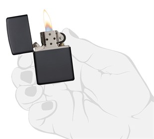 Zippo Çakmak Regular Black Matte 218-004028