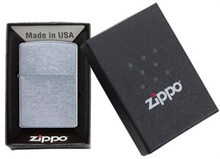 Zippo Çakmak Regular Street Chrome 004046