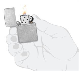 Zippo Çakmak Regular Street Chrome 004046