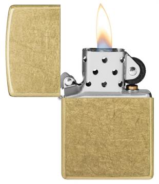 Zippo Çakmak Regular Street Brass 48267