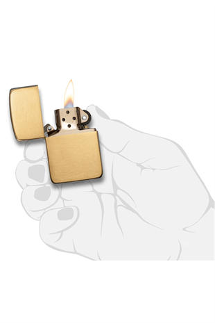 Zippo Çakmak Brush Brass Design 1941B-000055