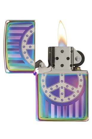 Zippo Çakmak Rivet Peace Sign 29435-000004