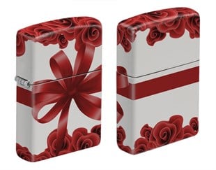 Zippo Çakmak Roses And Ribbon Design 49352-115977