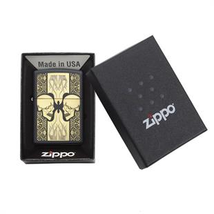 Zippo Çakmak Skull Design 29404 29544-000004