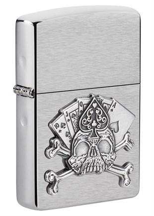 Zippo Çakmak Skull Emblem Design 49293-083348