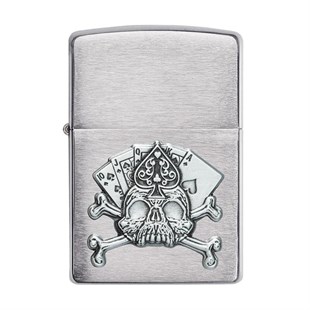 Zippo Çakmak Skull Emblem Design 49293-083348