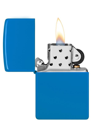 Zippo Çakmak Sky Blue Zippo Logo 48628ZL-103374