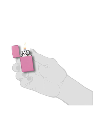 Zippo Çakmak Slim Pink Matte 1638