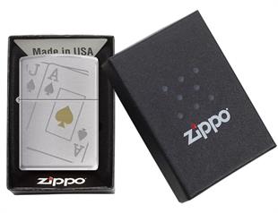 Zippo Çakmak Spades Black Jack Design 205-014041