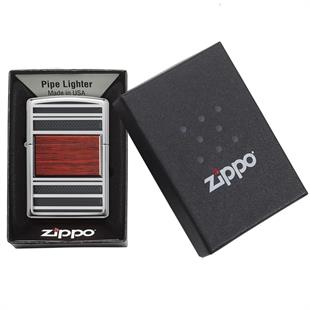Zippo Çakmak Steel And Wood Pipo Çakmağı 28676