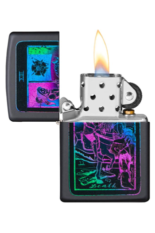 Zippo Çakmak Tarot Card Design 49698-090622