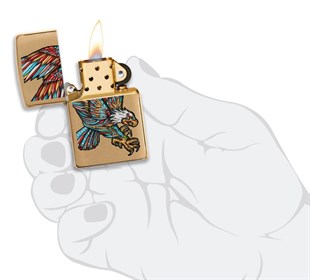 Zippo Çakmak Tattoo Eagle Design 49667-090929
