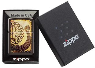 Zippo Çakmak Viking Warship Design 49182-078939
