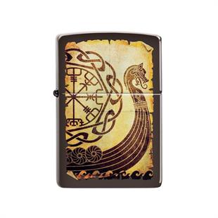 Zippo Çakmak Viking Warship Design 49182-078939
