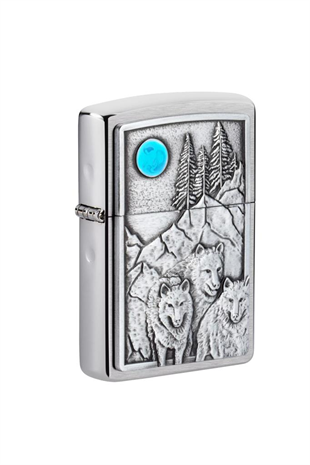 Zippo Çakmak Wolf & Pack Emblem 49295-083609
