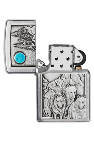 Zippo Çakmak Wolf & Pack Emblem 49295-083609