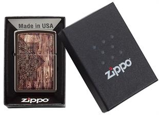 Zippo Çakmak Wood Mandala Design 49184-078928