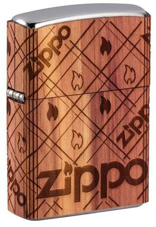 Zippo Çakmak Woodchuck Wrap Zippo Flame Design 49331-083329