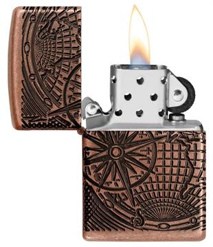 Zippo Çakmak World Map Design 29853-069135