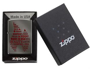 Zippo Çakmak Zippo Typography 1 Design 150-087729