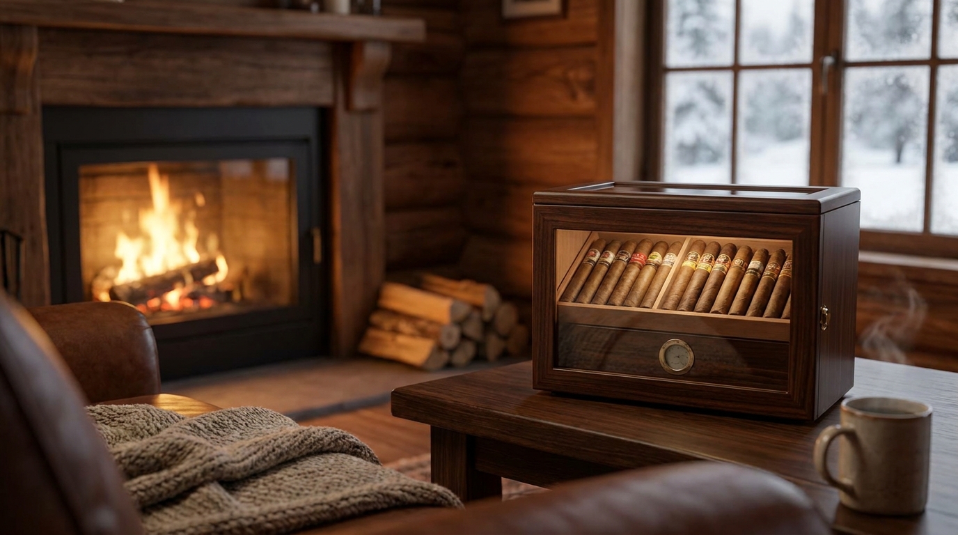 kış aylarında puro saklama,puro nasıl saklanmalı,humidor kullanımı,elektronik puro dolabı,puro dolabı,puro nem oranı,puro sıcaklığı,puro kuruması,humidor nemlendirme,puro muhafazası,puro bakım rehberi,puro saklama koşulları,elektronik humidor,puro aksesuarları