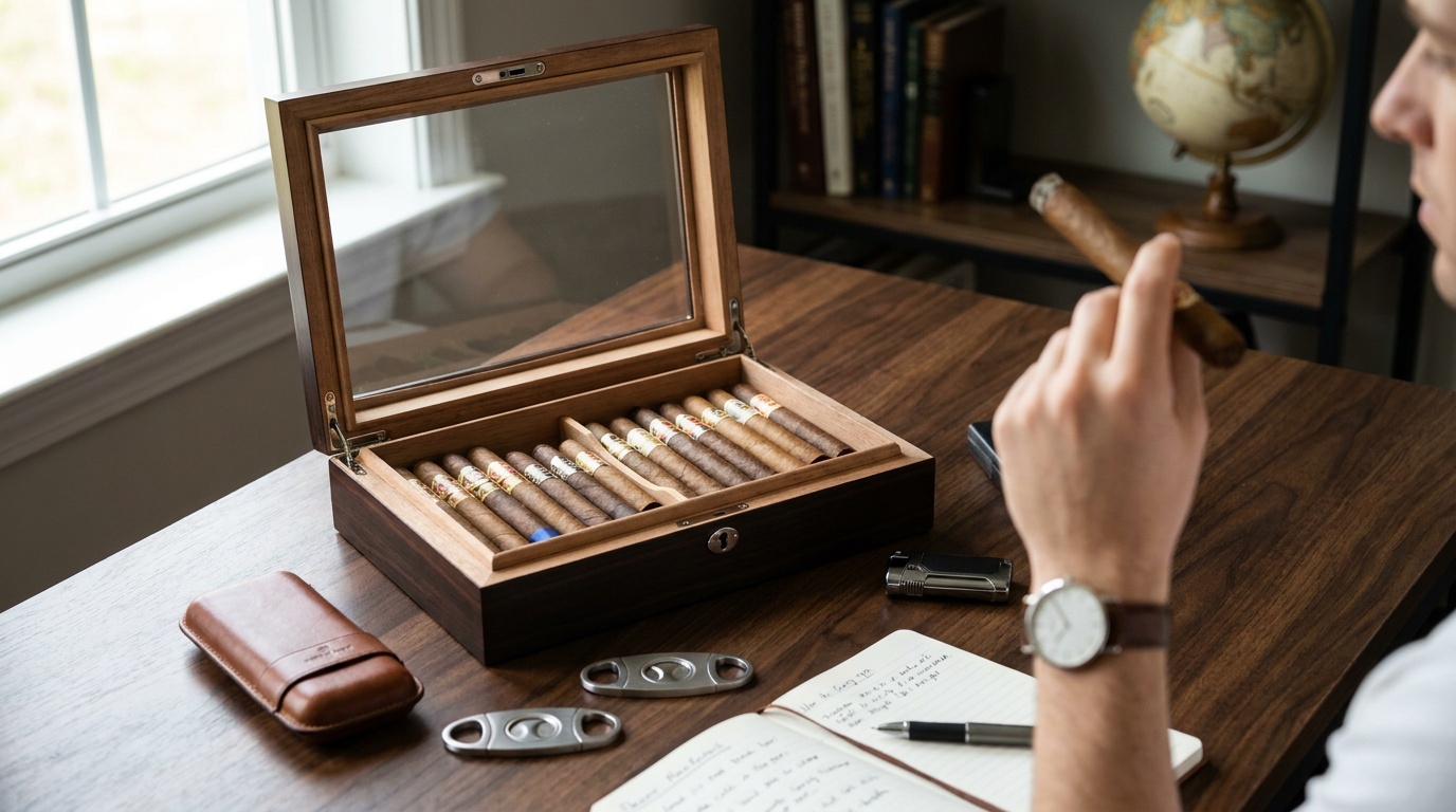 puro koleksiyonu,puro koleksiyonu nasıl yapılır,puro koleksiyonu oluşturma,puro saklama,humidor,puro kutusu,puro aksesuarları,puro çeşitleri,premium puro,puro nem oranı,puro sıcaklığı,koleksiyon humidoru,puro başlangıç rehberi,puro koleksiyon önerileri