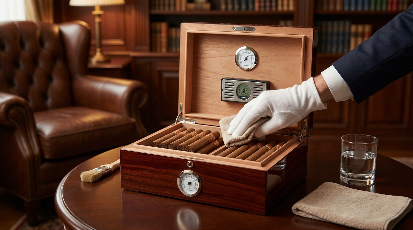humidor nasıl temizlenir,humidor temizliği,humidor bakımı,puro kutusu temizliği,ahşap humidor temizliği,İspanyol sedir humidor,humidor içi temizliği,humidor kokusu,humidor küf temizliği,humidor nem ayarı,humidor nemlendirici bakımı,higrometre bakımı,puro saklama,humidor kullanımı