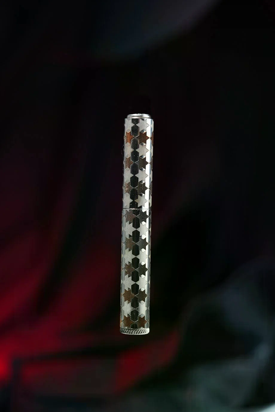 CKL-016,Caka Lighter Yıldız Desen Siyah Benzinli Çakmak