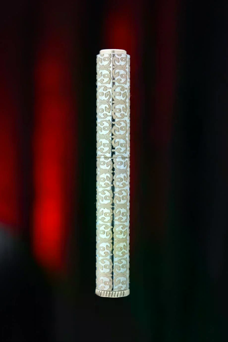 CKL-015,Caka Lighter Selçuk Desen Silver Benzinli Çakmak