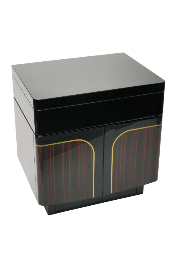 TRM5008,PremiumQuality Buenos Siyah-Kahverengi Sedir Humidor Puro Kutusu
