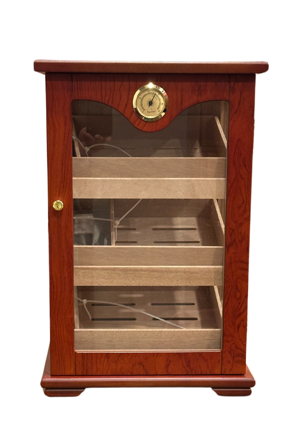 TR8401,PremiumQuality Lima 3 Raflı Sedir Humidor Puro Kutusu