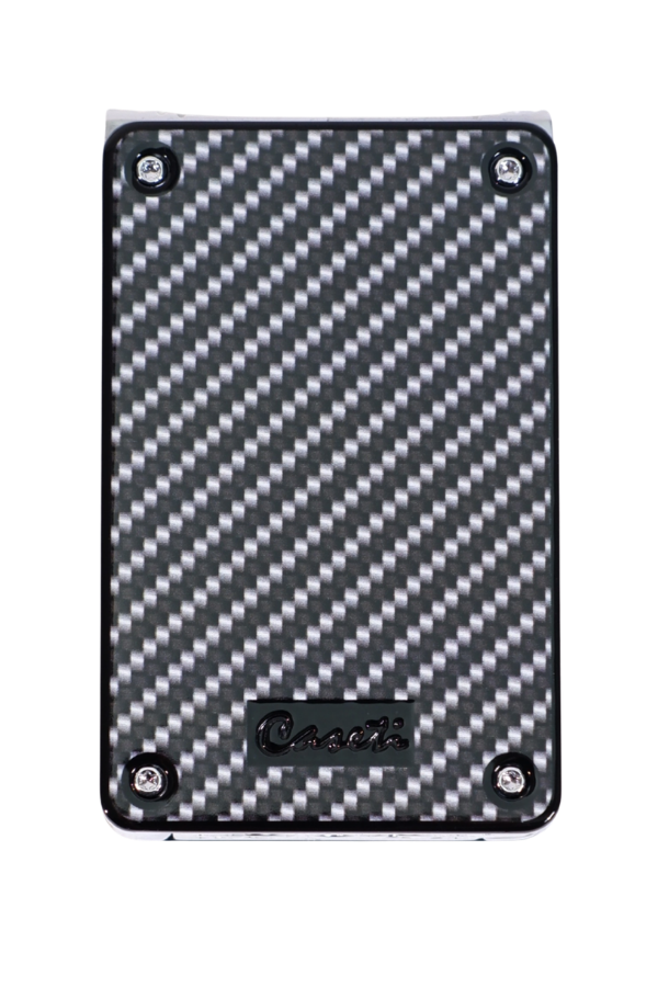 TR9459,Caseti Çift Torch Pürmüz & Tek Torch Mum Alev Delicili Karbon Desenli Metal Puro Çakmağı