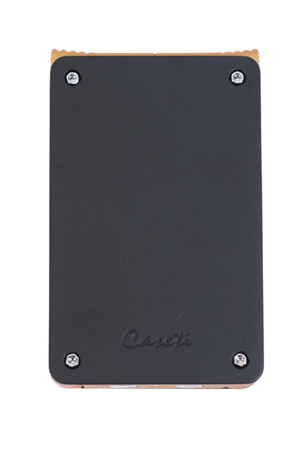 TR9460,Caseti Çift Torch Pürmüz & Tek Torch Mum Alev Delicili Siyah Gold Metal Puro Çakmağı