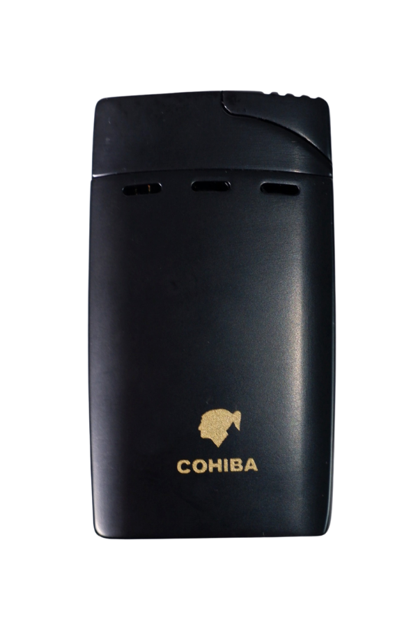 TR9028,Cohiba Çift Torch Pürmüz Siyah Puro Çakmağı