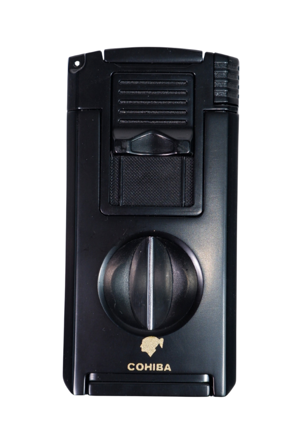 TR9042,Cohiba Çift Torch Pürmüz Siyah Puro Çakmağı