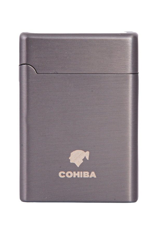 TR7886,Cohiba Çift Torch Pürmüz Gunmetal Metal Puro Çakmağı