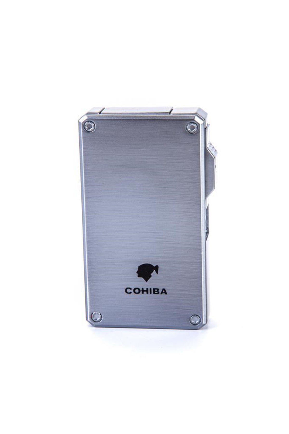 TR2932,Cohiba İki Torch Gümüş Puro Çakmağı
