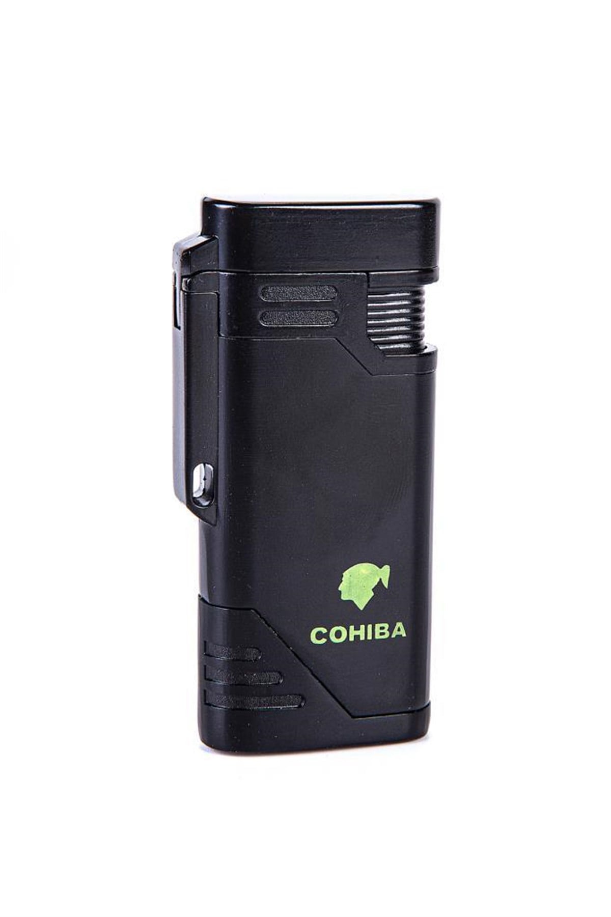 TR2951,Cohiba İki Torch Siyah Slim Puro Çakmağı