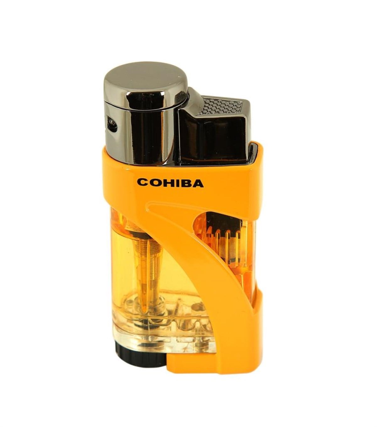 TR1154,Cohiba Sarı-Gunmetal 2 Torch Puro Çakmağı