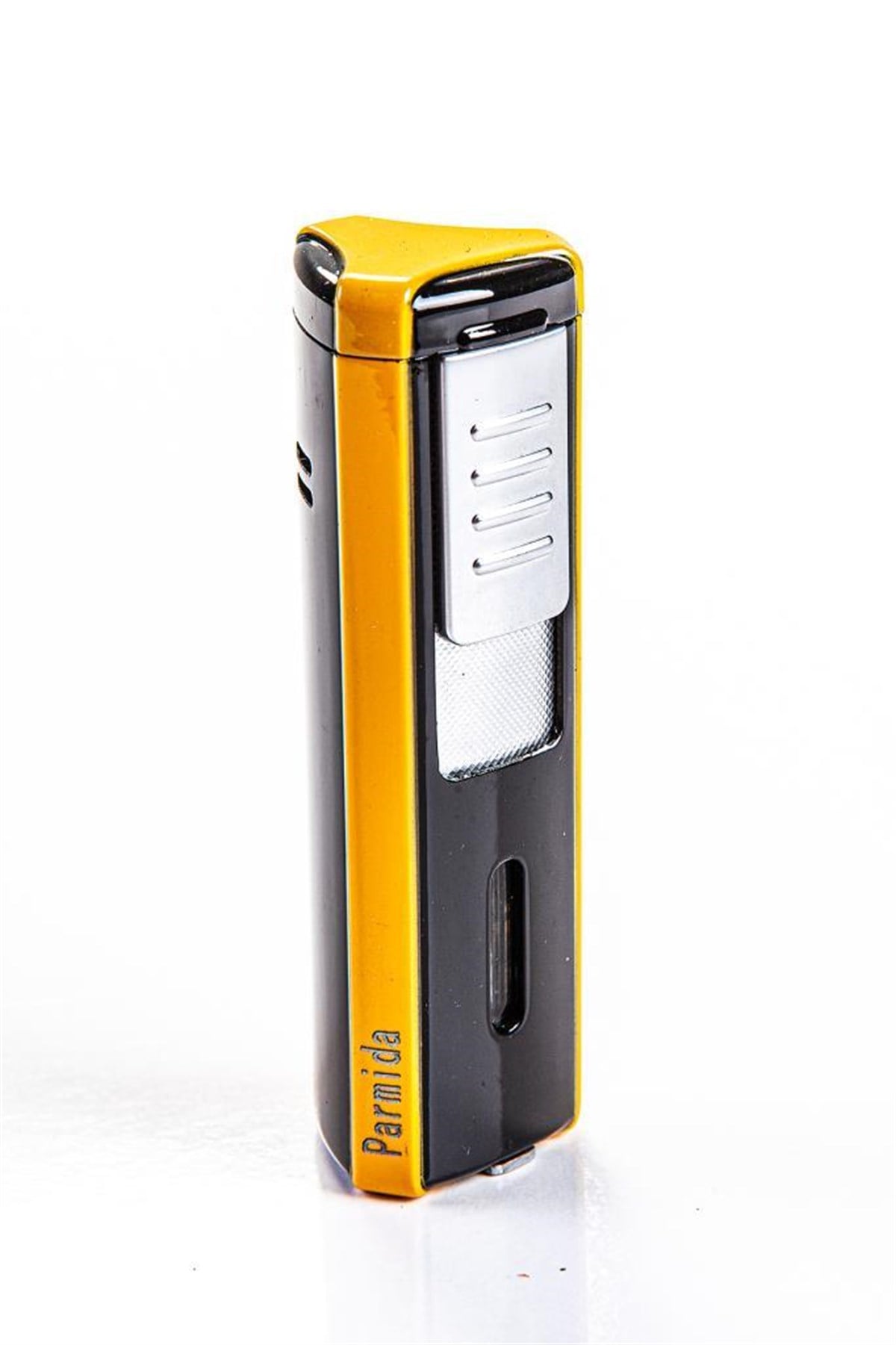 TR2431,Parmida İki Torch Sarı Puro Çakmağı 