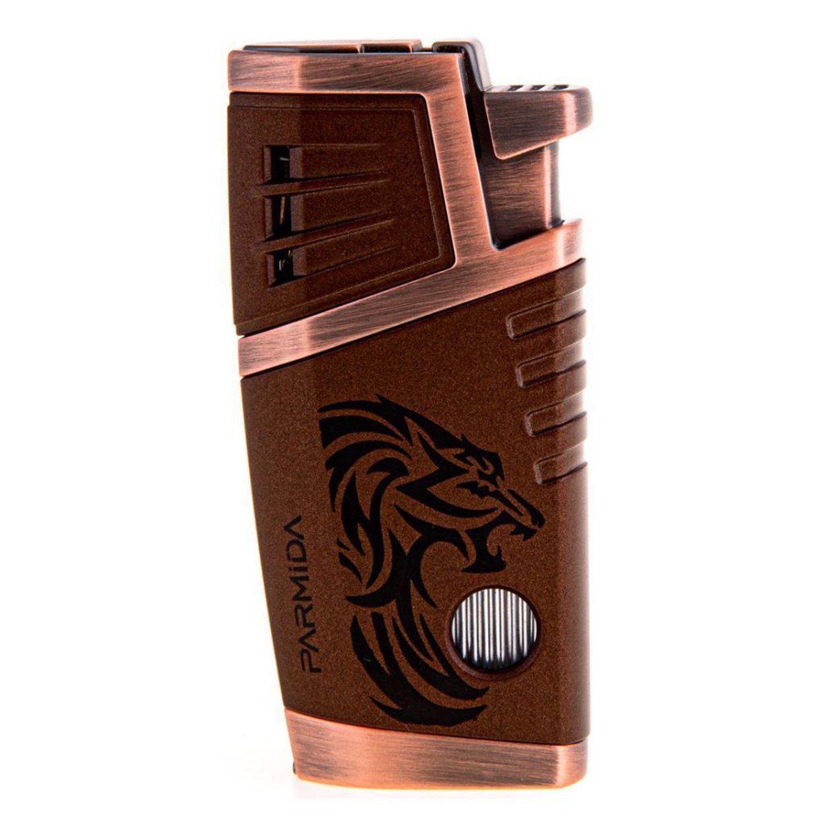 TR3531,Parmida 2 Torch Bronz Desenli Puro Çakmağı