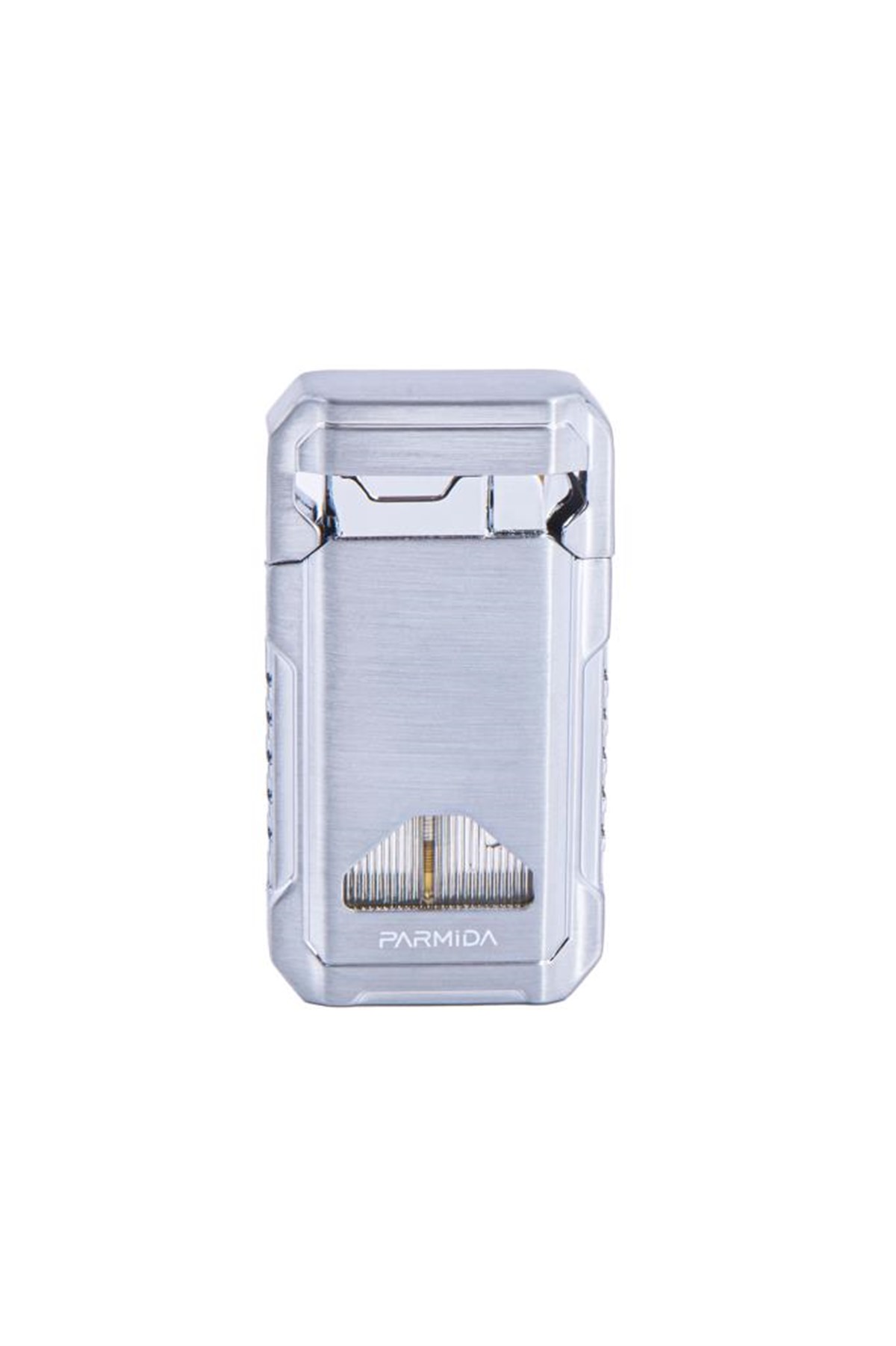 TR4733,Parmida Çift Torch Gümüş Puro Çakmağı