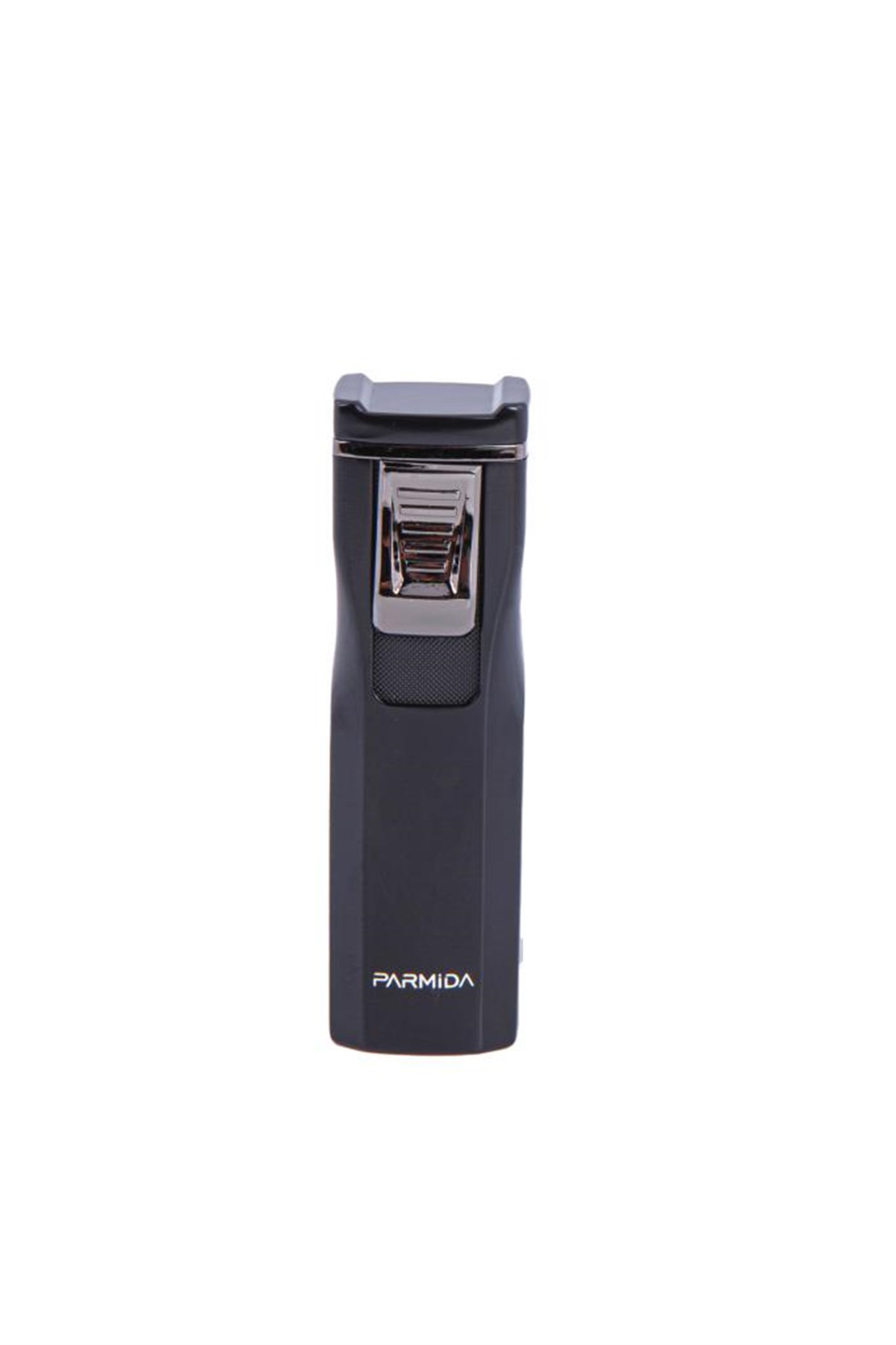 TR4665,Parmida Çift Torch Siyah Puro Çakmağı