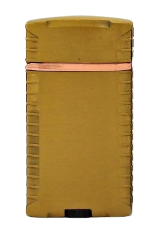 TR8093,PremiumQuality Gold Çift Torch Pürmüz Metal Puro Çakmağı