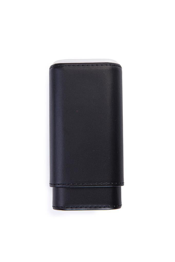 TR6874,Cohiba Siyah İkili Deri Puro Kılıfı
