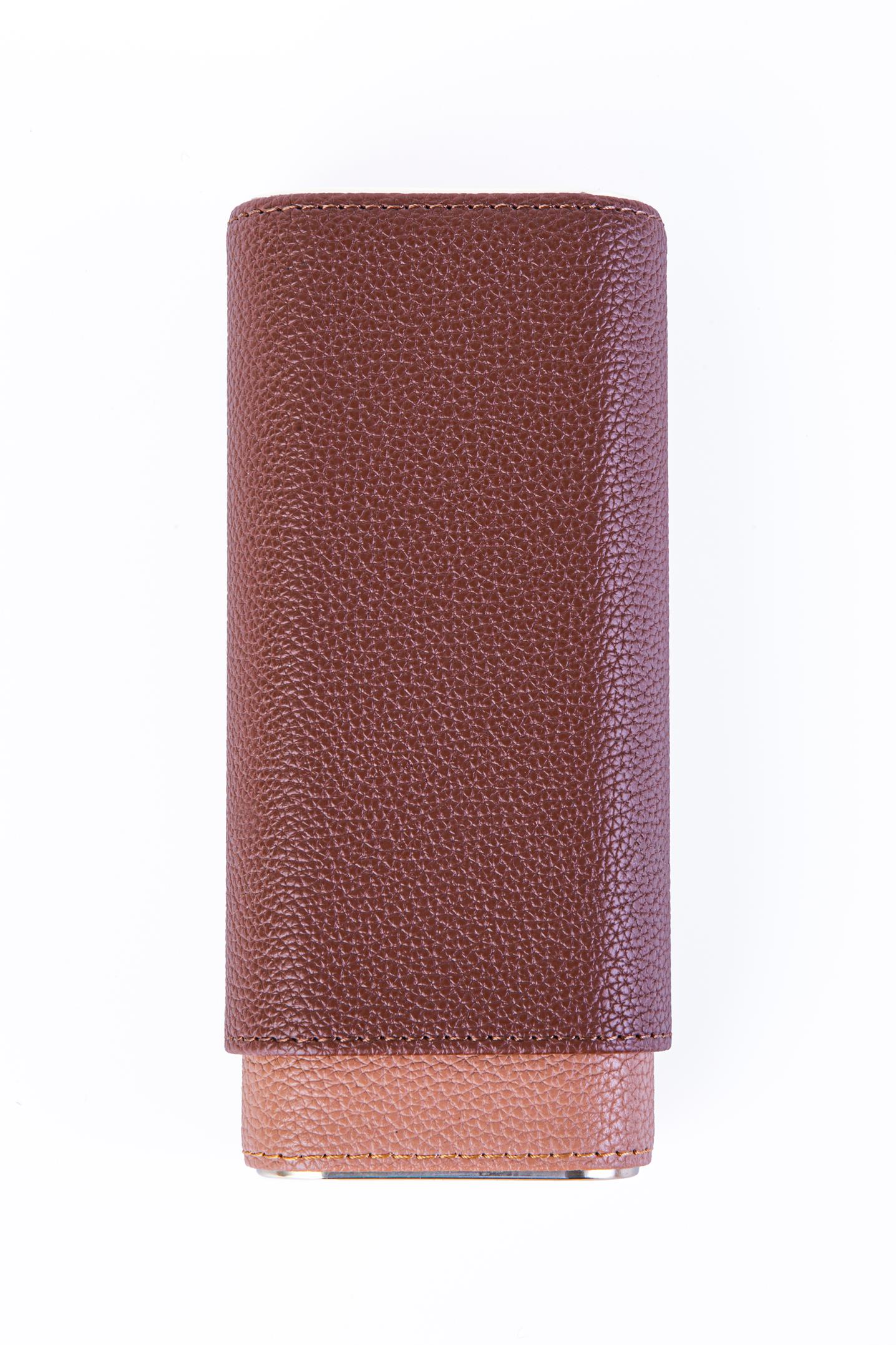 TR8222,Cohiba Taba Üçlü Deri Puro Kılıfı