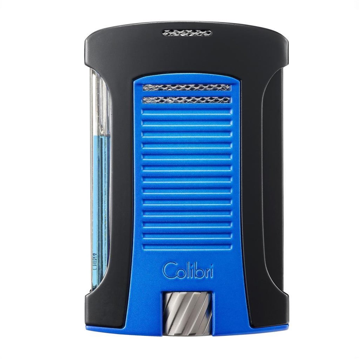 TR3763,Colibri Daytona Metalik Mavi-Siyah Puro Çakmağı