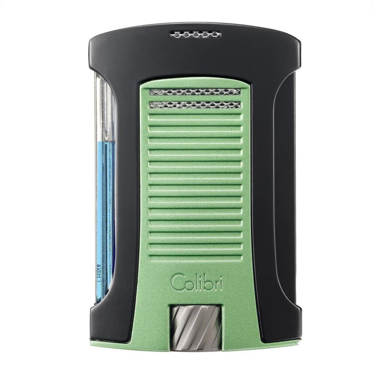 TR3764,Colibri Daytona Metalik Yeşil-Siyah Puro Çakmağı