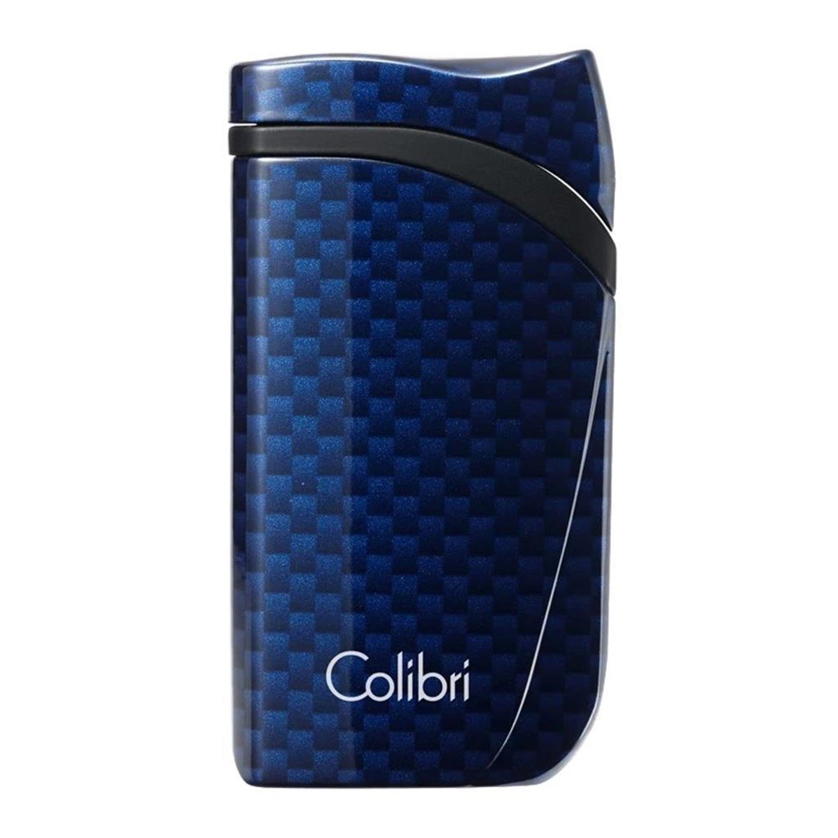 TR4235,Colibri Falcon Karbon Desenli Mavi Puro Çakmağı